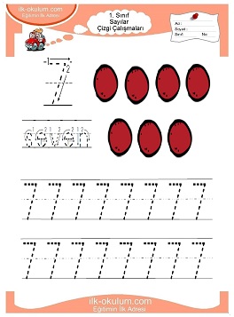Çocuklar İçin Çizgi Çalışma Sayfaları 